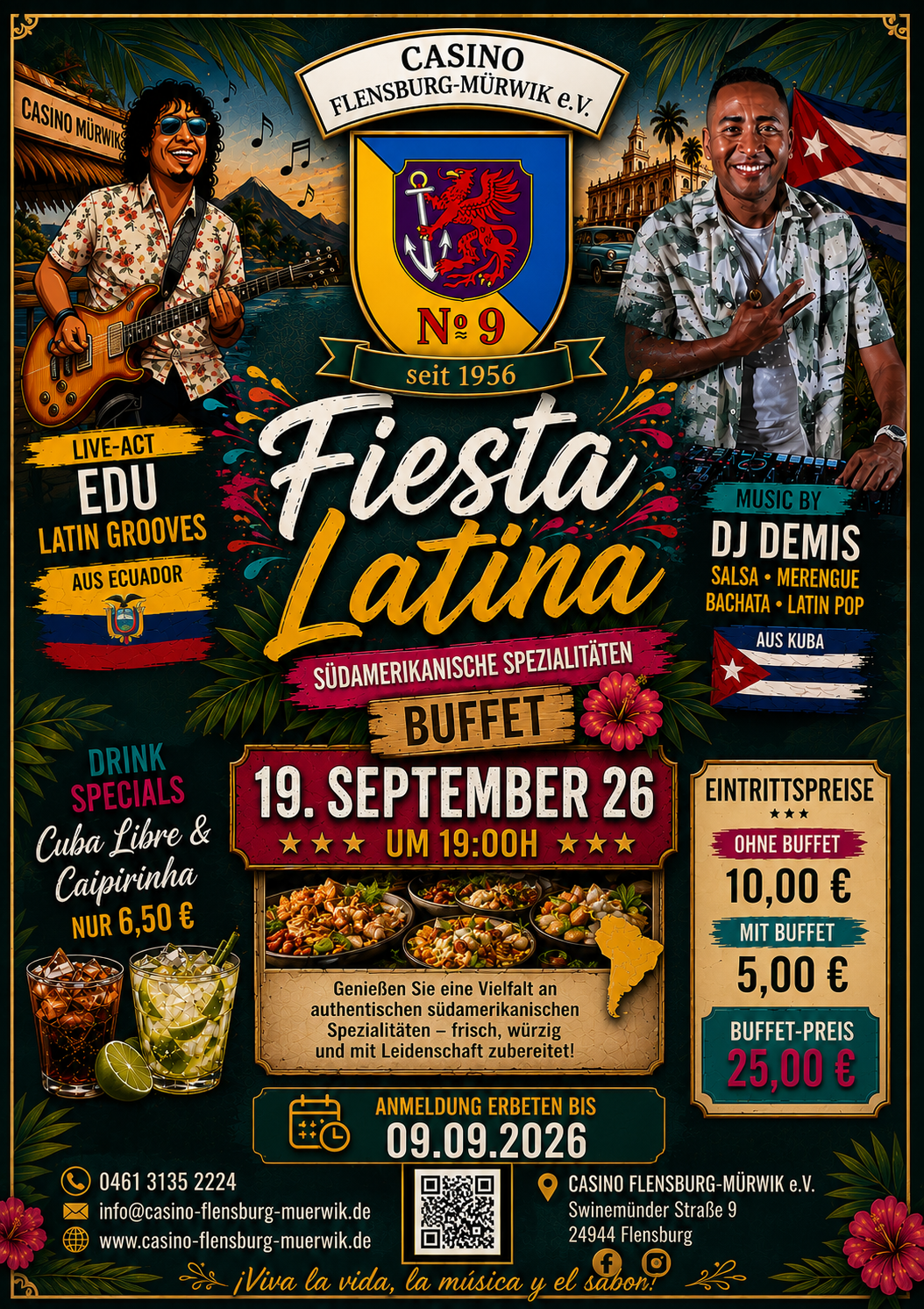 Event-Flyer Fiesta-Latina